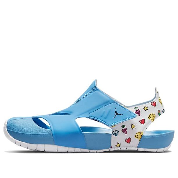 (PS) Air Jordan Flare 'University Blue Poison Lemon Yellow White' DM8973-417