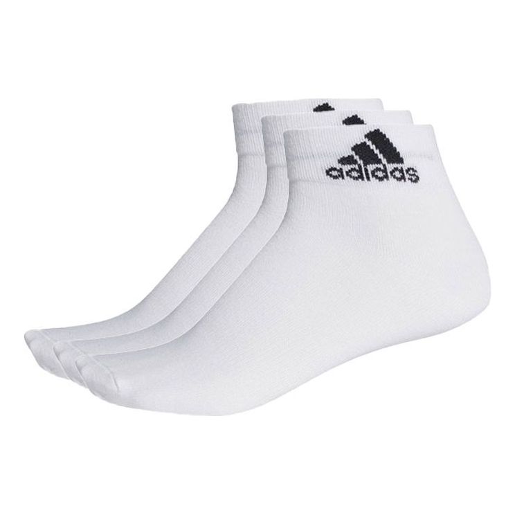 adidas Unisex Per Ankle T 1pp Socks 3 Packs White AA2323