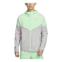 Nike Windrunner Repel Waterproof Running Jacket (Asia Sizing) 'Green Grey' FB7541-376