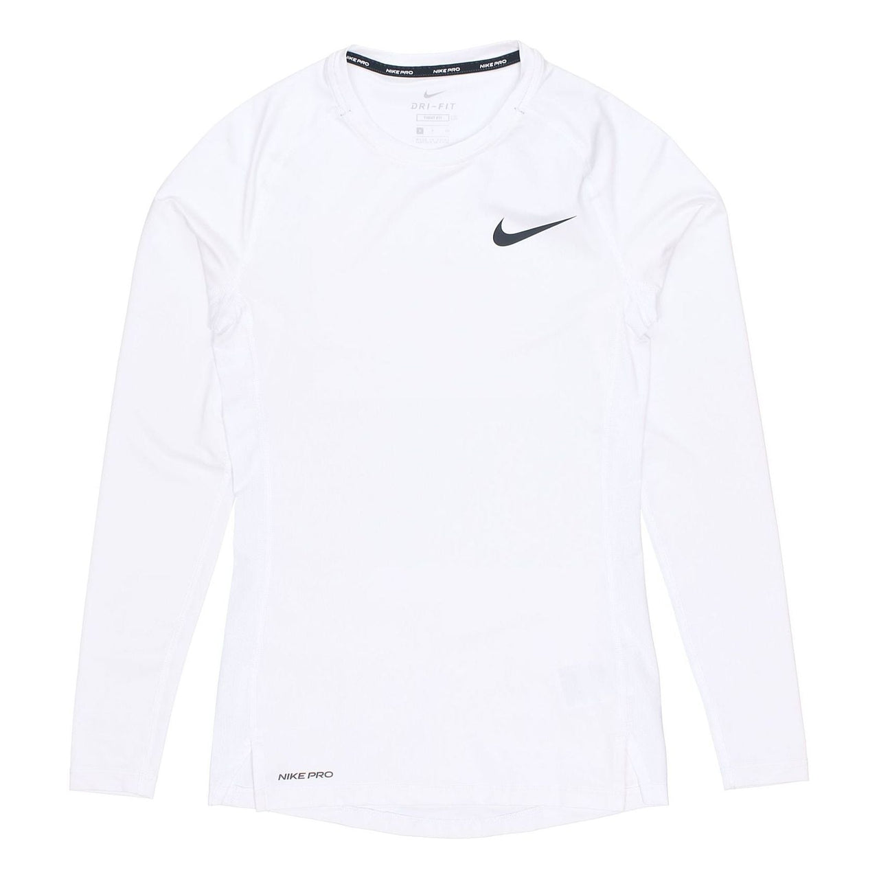 ملابس رياضية Nike Pro Training ضيقة سريعة الجفاف للتدريب الرياضي في صالة الألعاب الرياضية باللون الأبيض BV5589-100