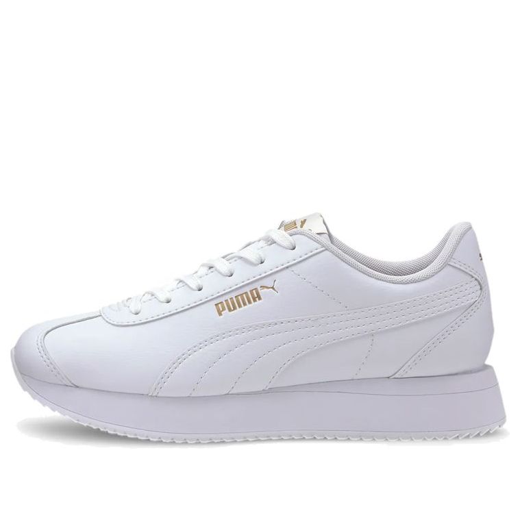 (WMNS) PUMA Turino Stacked White/Gold 371115-01