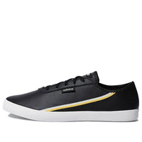 (WMNS) adidas neo Courtflash X 'Black White Yellow' EG4275