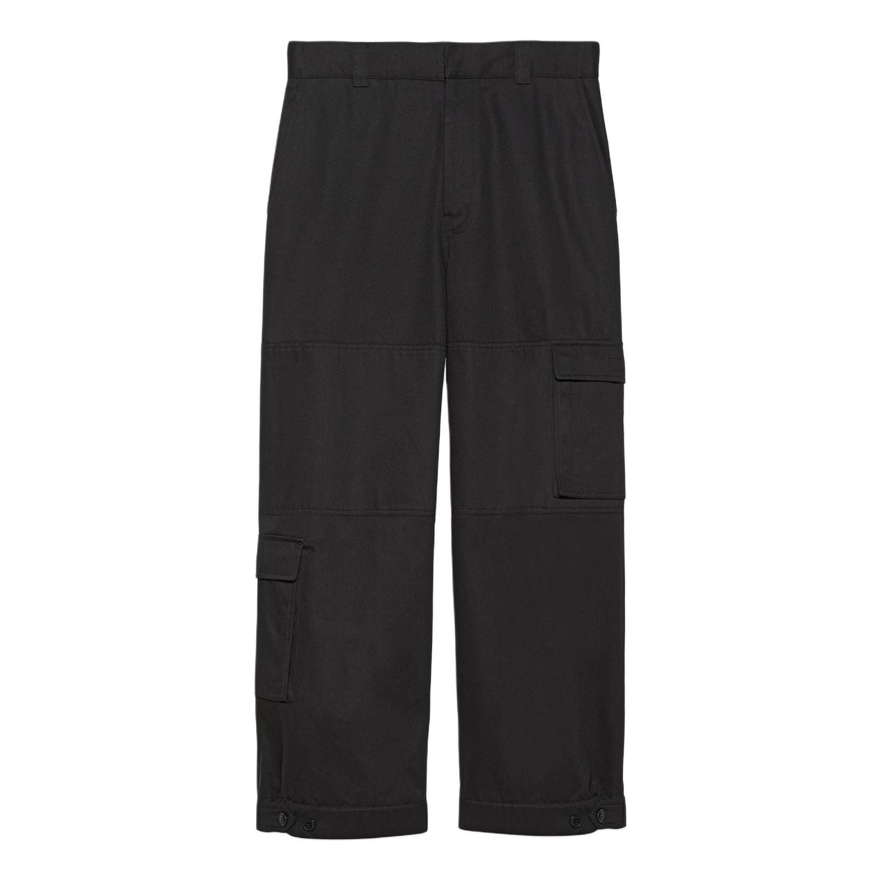 Gucci Cotton Drill Cargo Trousers With Patch 'Black' 776978-ZAPRO-1000