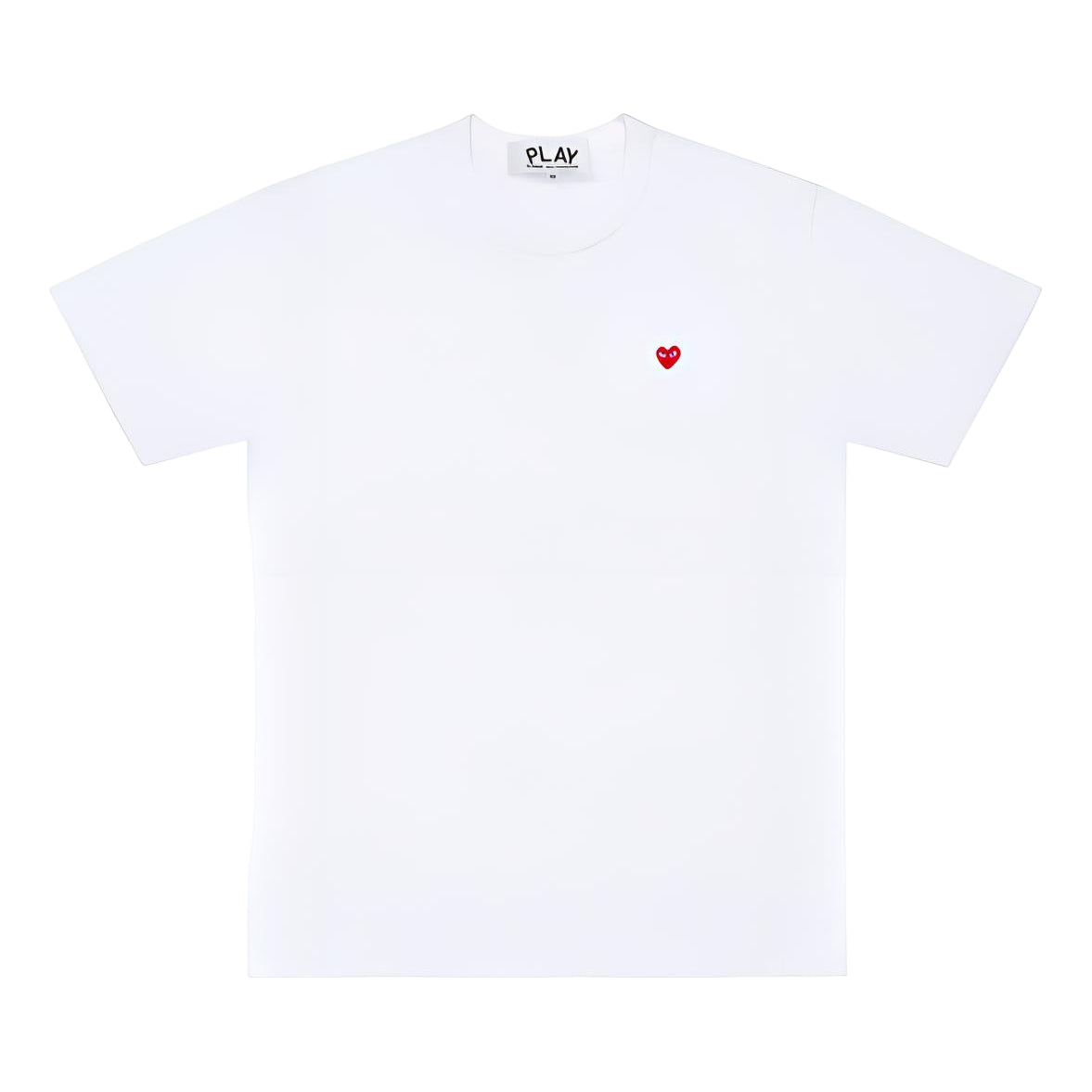 (WMNS) COMME des GARCONS PLAY FW25 PLAY Small Heart T-Shirt 'White' AZ-T303-051-2