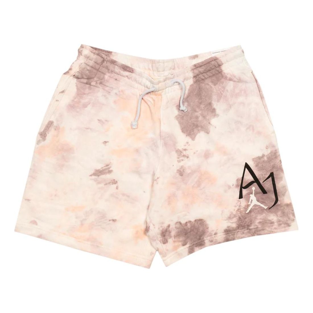Men's Air Jordan Tie Dye Logo Knit Shorts Pink Purple DM1871-501