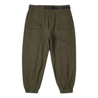 Converse Woven Cargo Pants 'Olive Green' 10024161-A01