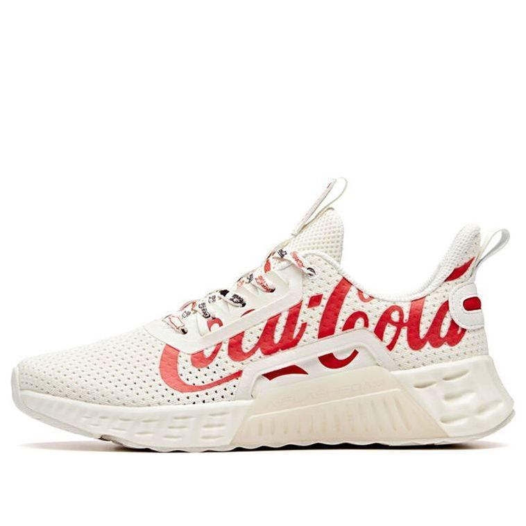 (WMNS) ANTA x Coca Cola Training Series Sneakers 'Cream White Red' 12927788-7