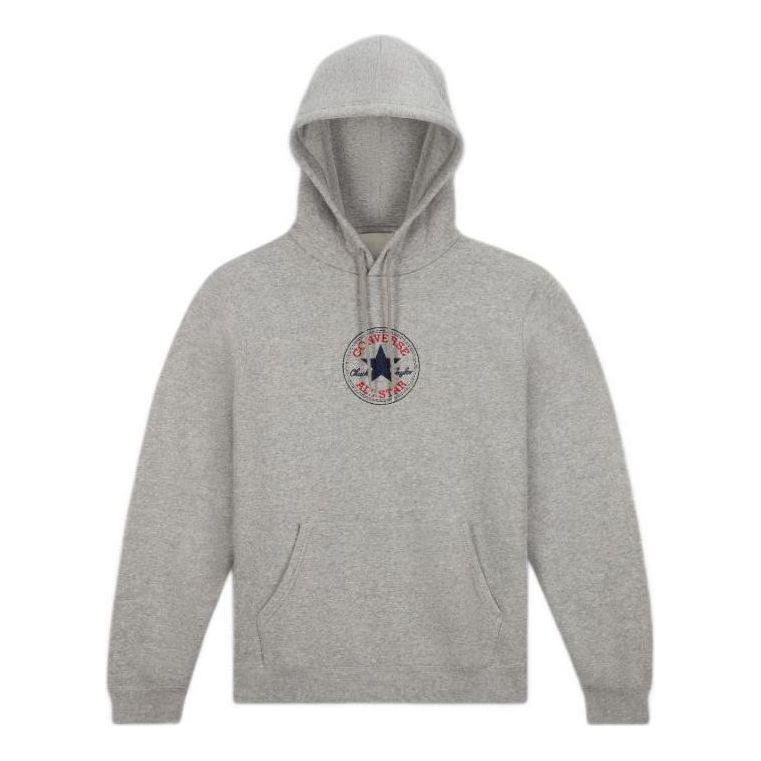 Converse Go-To Chuck Taylor Patch Standard Fit Pullover Hoodie 'Grey' 10024504-A03