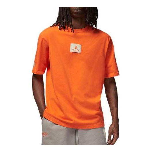 Jordan x Shelflife Logo T-shirt 'Orange' DV7001-819