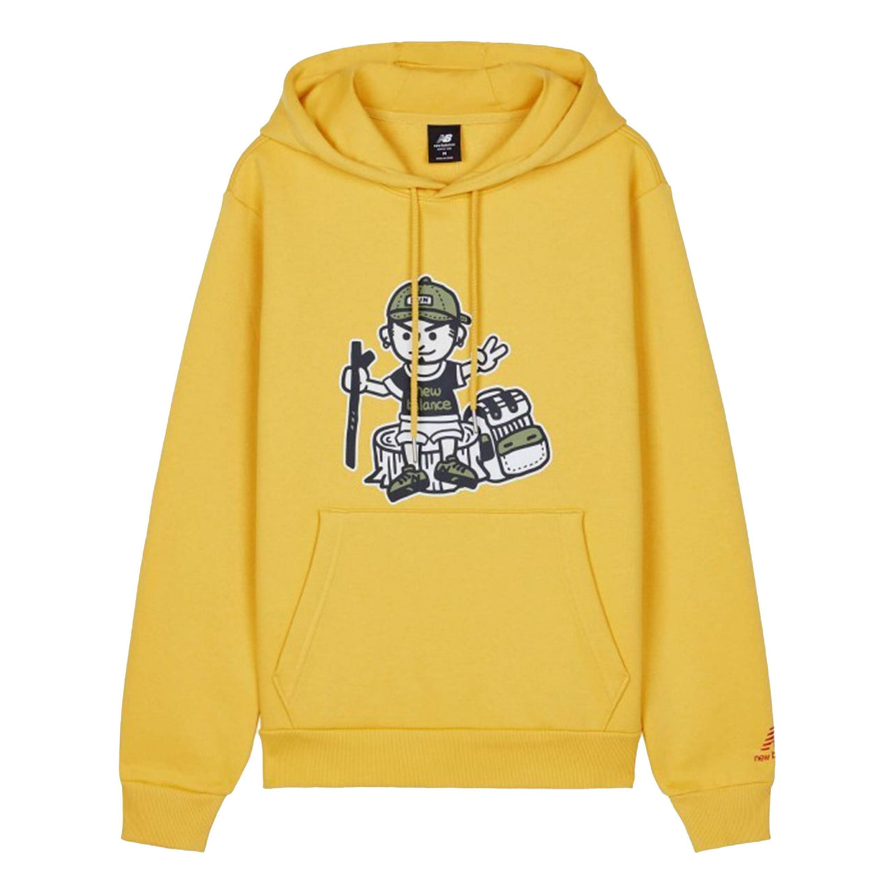 New Balance Logo Sports Pullover Men's Yellow AMT03339-YL