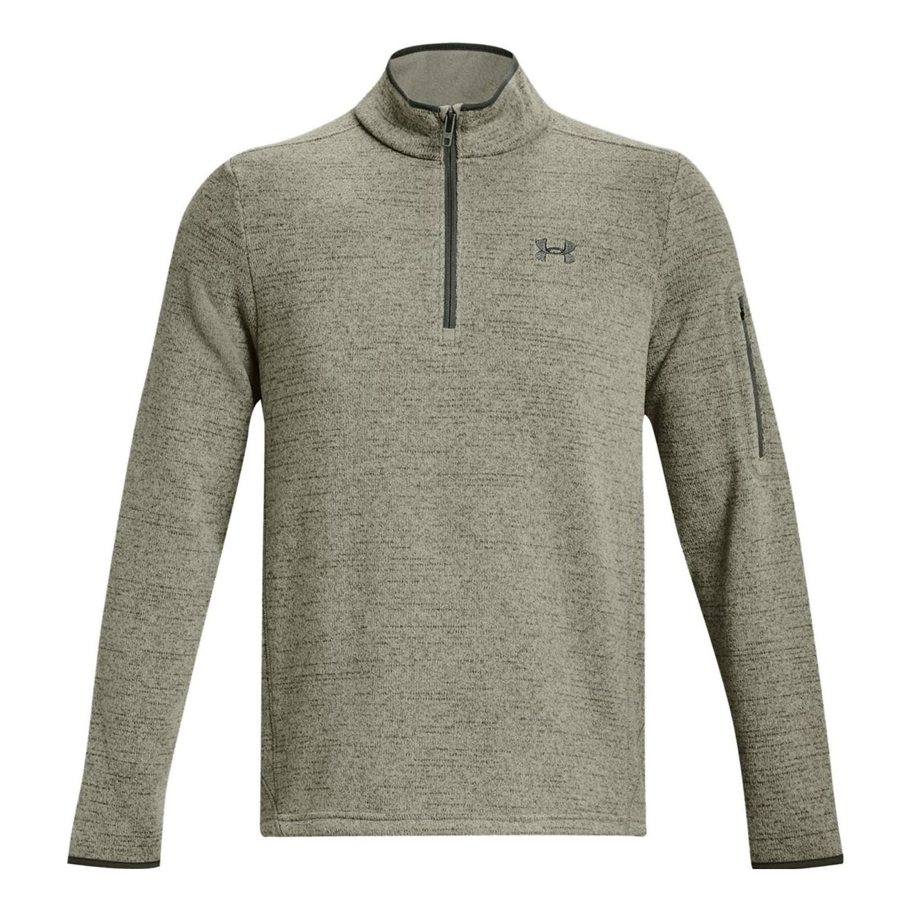 Under Armour Specialist 1/4 Zip Fleece Pullover 'Beige Green' 1380271-504
