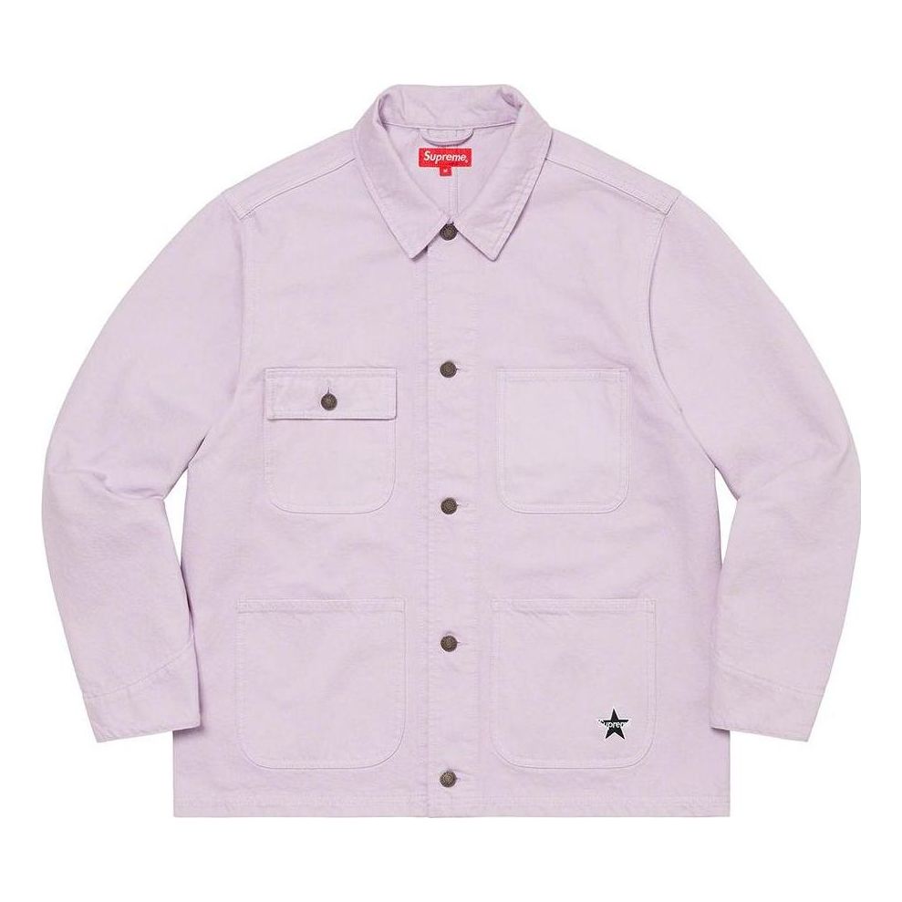 Supreme Denim Chore Coat 'Pink' SUP-SS22-626
