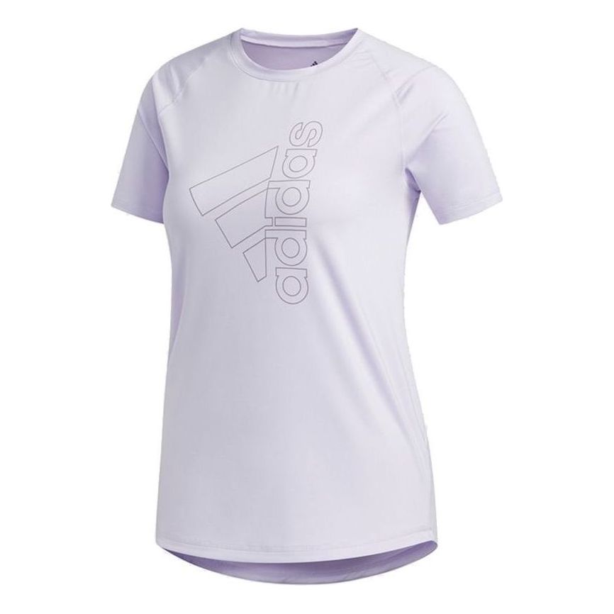 (WMNS) adidas Badge of Sport T-Shirt 'Purple' FQ1991