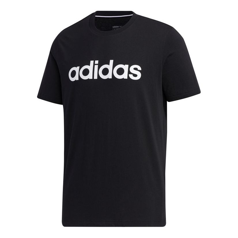 adidas neo ESNTL LOGO T Short Sleeve Men's Black GJ8944