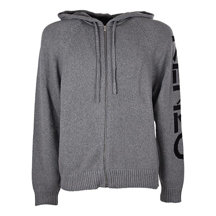 Men's KENZO Cotton Pullover Long Sleeves Gray F965CA2003BA-93