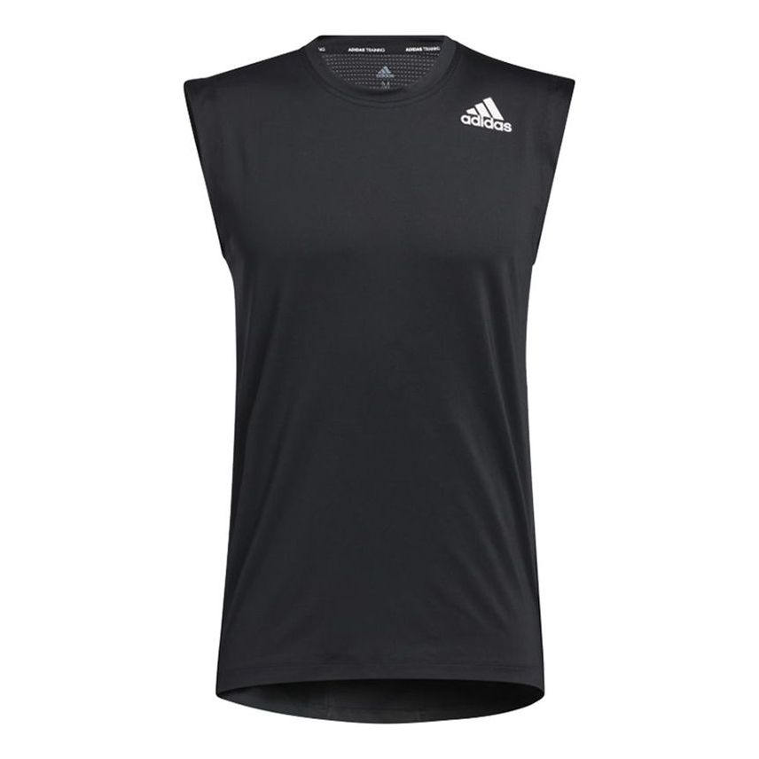 adidas TF Turf Sl Ft T Training Sports Vest Black GL0431