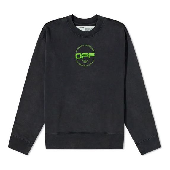 Men's Off-White OFF Back Large Black OMBA037R20E300131088