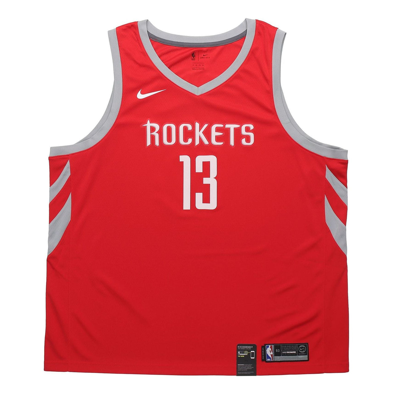 قميص كرة السلة الرياضي Nike NBA SW Fan Edition Rockets رقم 13، مقاس كبير، أحمر، 864477-657
