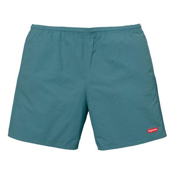 Supreme SS18 Nylon Water Short Solid Color Casual Shorts Gray Blue SUP-SS18-10431
