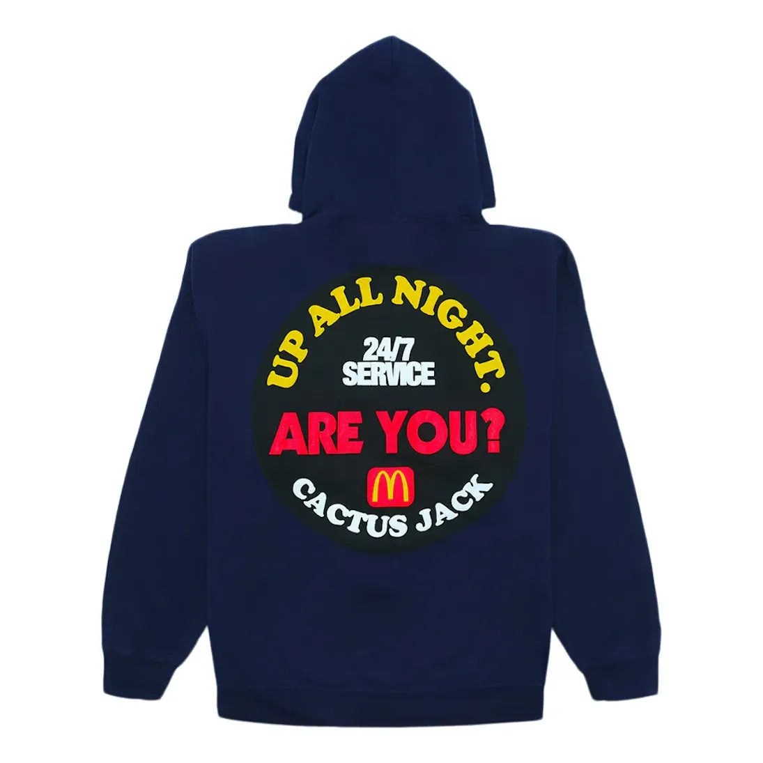 Travis Scott X McDonald's Up All Night Sticker Hoodie 'Navy' CJMD-HS73
