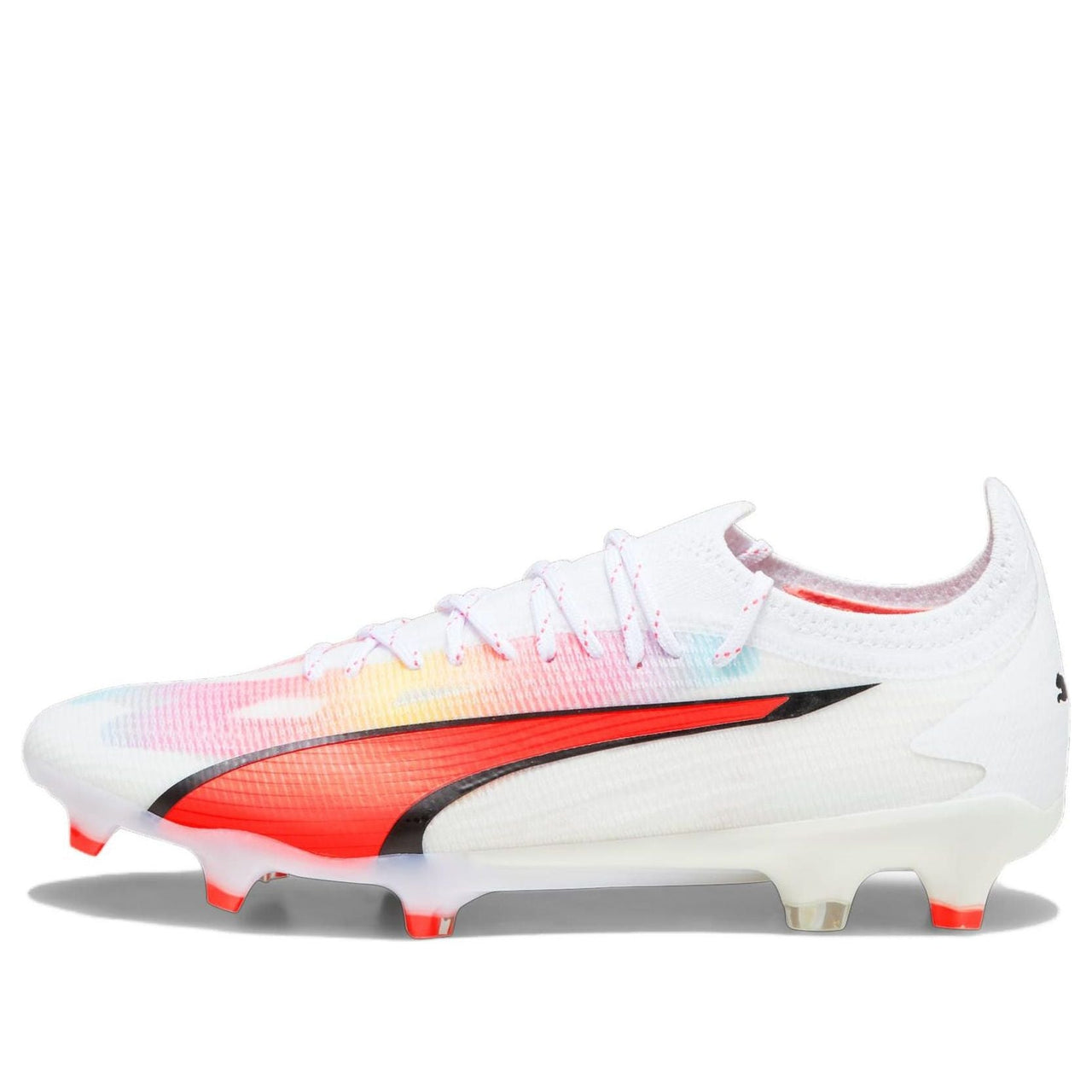 (WMNS) PUMA Ultra Ultimate FG/AG 'White Orange' 107507-01