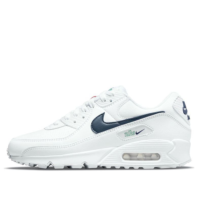 (WMNS) Nike Air Max 90 'White Racer Blue' DH1316-101