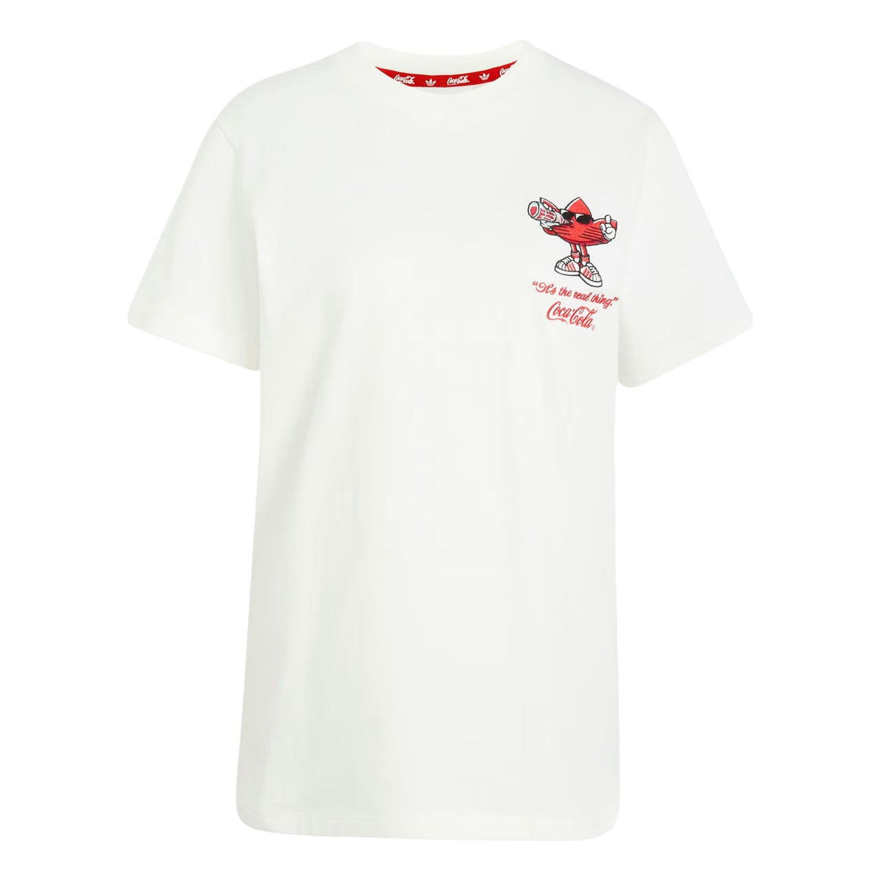 (WMNS) adidas x Coca-Cola Gfx Trefi T-Shirt Asia Sizing 'White' KY7572
