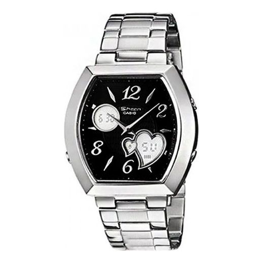CASIO SHEEN Waterproof Stainless Steel Strap Black Analog SHN-6007D-1ADR