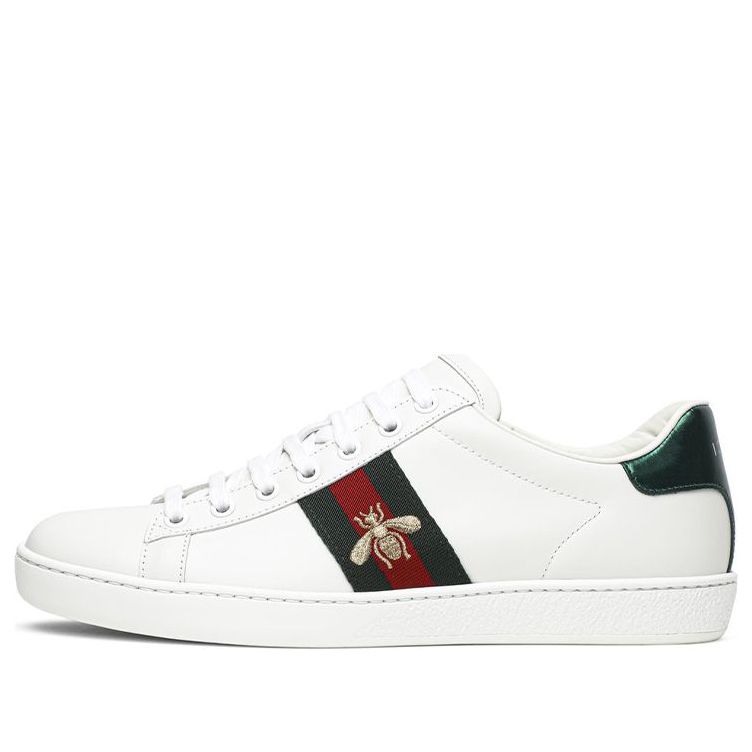 (WMNS) Gucci Ace Low 'Bee Embroidered' 611969-DOPE0-9064