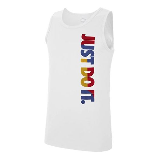 Men's Nike Sportswear Retro White Vest CU7451-100