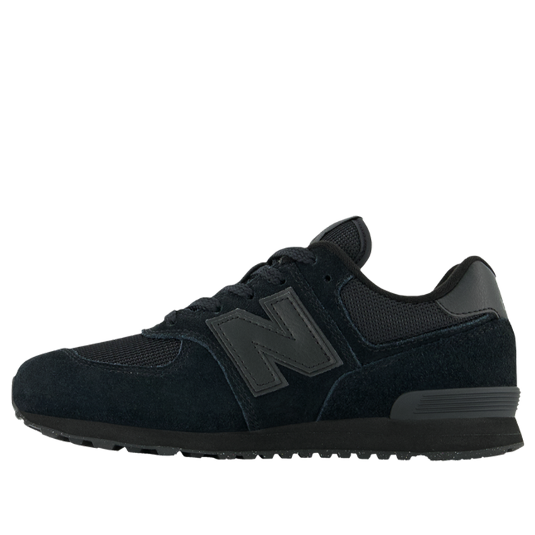 (WMNS) New Balance 574 Shoes 'Triple Black' GC574EVE