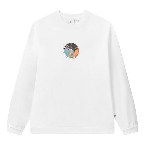 FILA Minimalistic Casual Knit Tops Couple Style White F71U048205F-WT