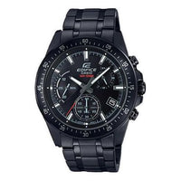 Men's CASIO Edifice Watch Mens Black Analog EFV-540DC-1AVUEF