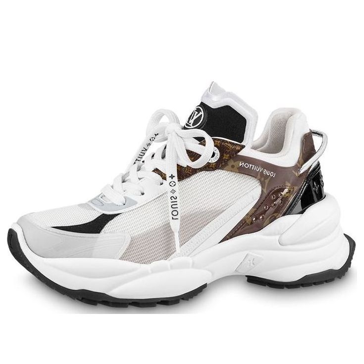 (WMNS) حذاء رياضي Run Away من LOUIS VUITTON باللون البيج والبني 1A9VWV
