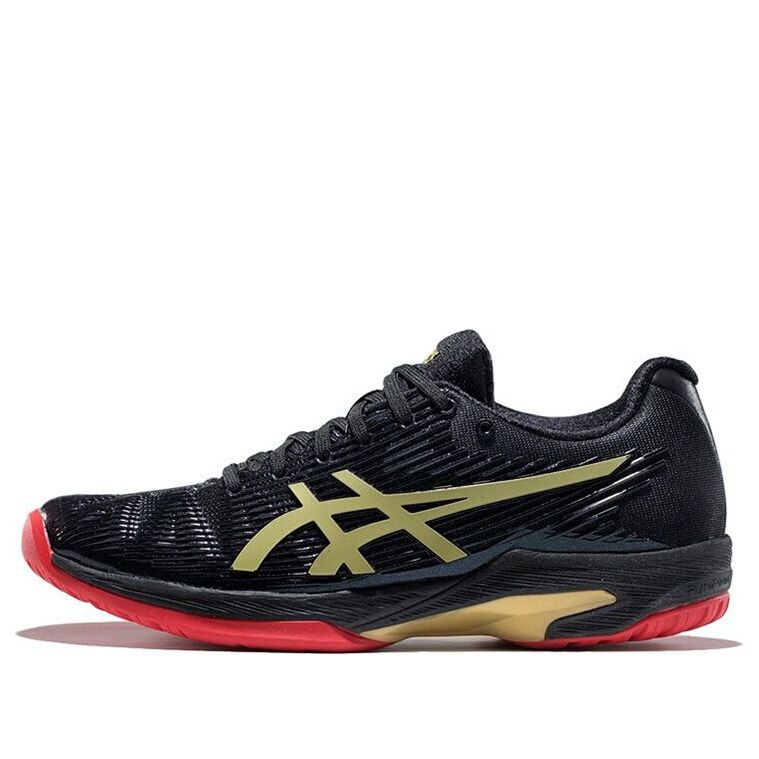 (WMNS) ASICS Solution Speed FF L.E Black/Gold 1042A047-001