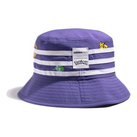 adidas neo x Pokemon Fisherman's hat Purple FR5585