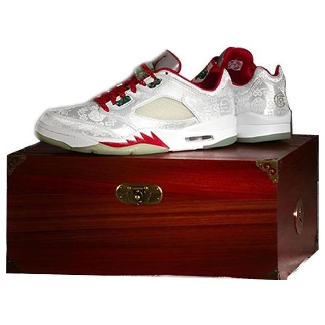 Air Jordan 5 Low x CLOT 'White Silk' 1551183
