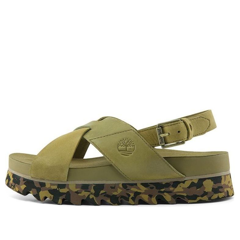 (WMNS) Timberland Santa Monica Sunrise X-Band Sandal 'Green' A23FCW