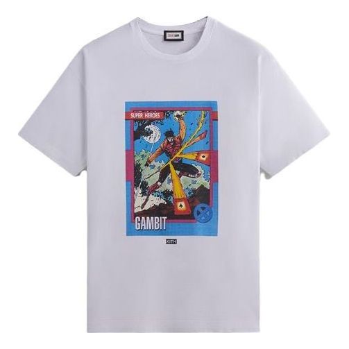 KITH For X-Men Gambit Card Vintage Tee 'White' KHM031347-101