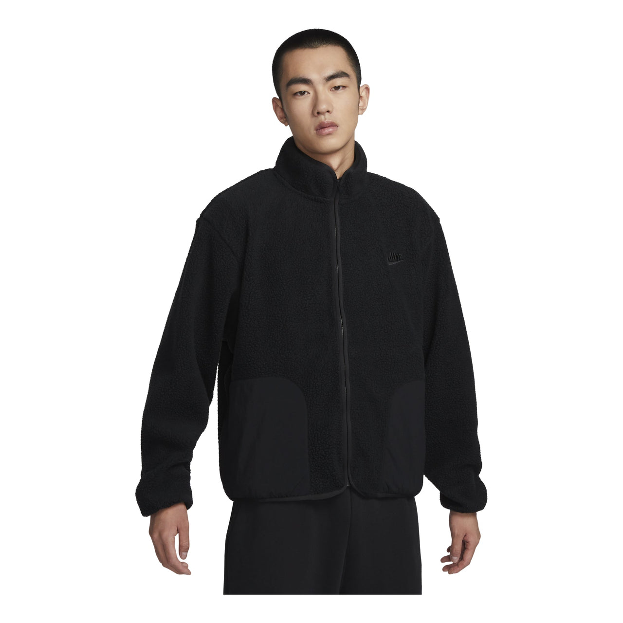 Nike Club Fleece Winterized Jacket 'Black' FB8387-010