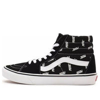 SK8-HI 'Vans Allover Logo - Black' VN0A32QGQW7