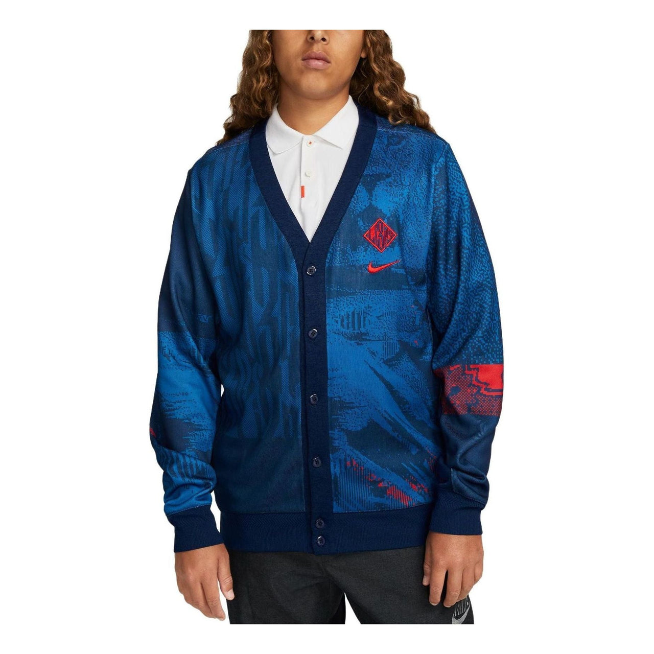 سترة Nike England Dri-FIT Player باللون الأزرق DN1141-492