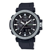 CASIO Waterproof Sports Solar Powered Mens Black Analog/Digital Combo PRG-650-1PR