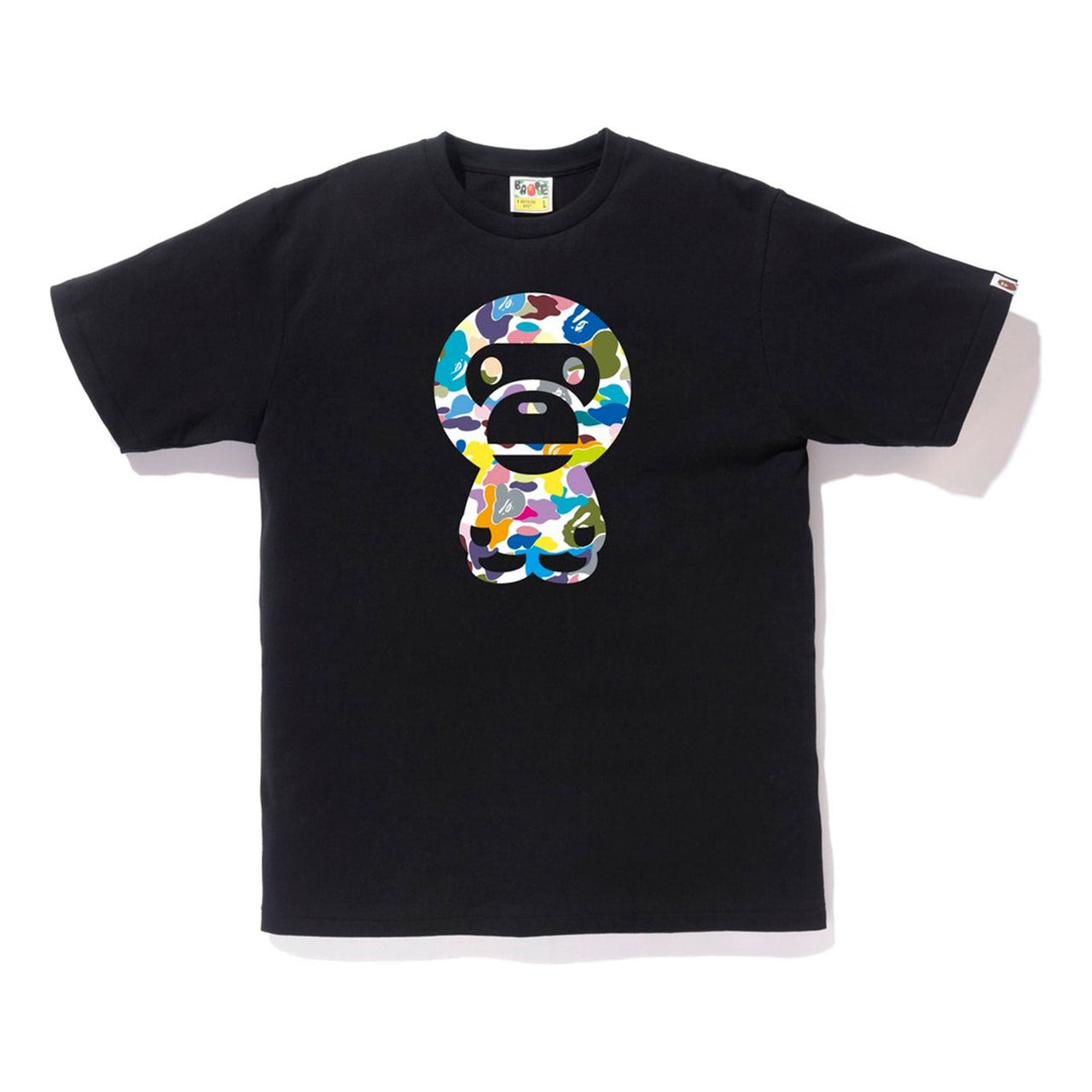 Bape Multi Camo Big Baby Milo Tee (SS18) Black BAPE-SS18-041