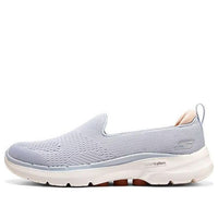 (WMNS) Skechers Go Walk 6 Slip In Fabulous View 'Light Grey Pink' 124571-LGPK