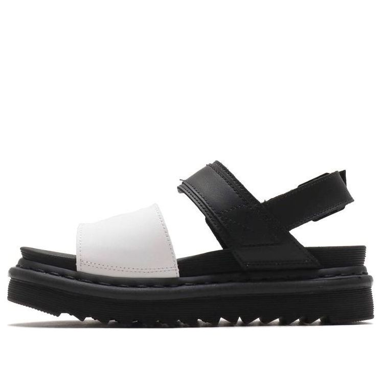 (WMNS) Dr. Martens Voss Sandals Black/White 24628009