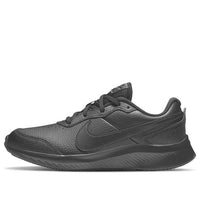 (GS) Nike Varsity Leather 'Triple Black' CN9146-001