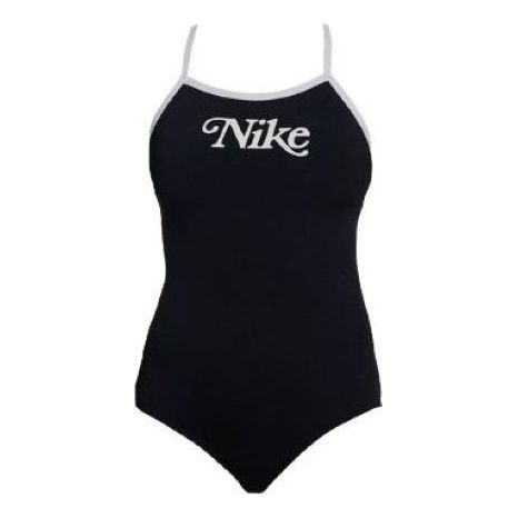 (WMNS) Nike Swim Heritage Retro Swimsuit 'Black' NESSD026-001
