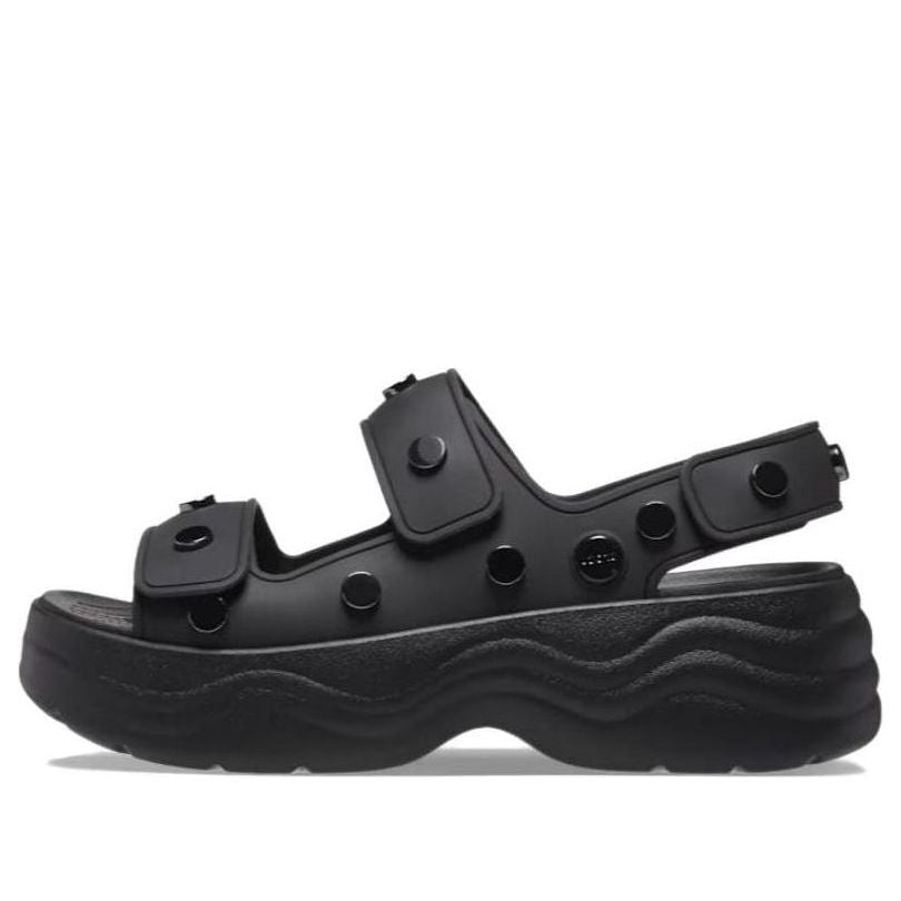 (WMNS) Crocs Skyline Studded Sandals 'Black' 209025-001