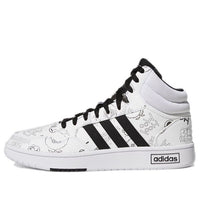 adidas Hoops 3.0 Mid 'White Black' GZ4859
